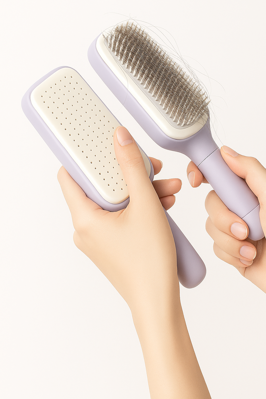 Révolutionnaire : La Brosse Cheveux Auto-Nettoyante