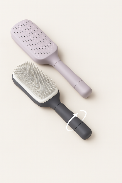 Révolutionnaire : La Brosse Cheveux Auto-Nettoyante